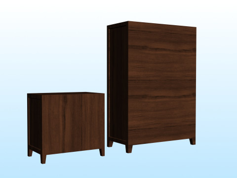 QUEEN DRAWER 3D 模型