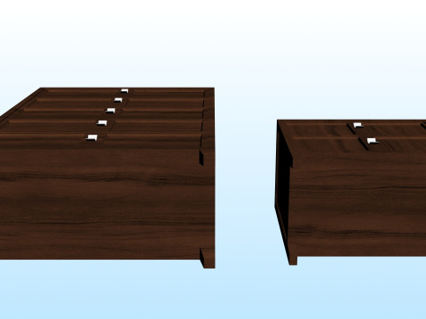 QUEEN DRAWER 3D 模型