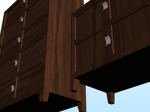 QUEEN DRAWER 3D 模型