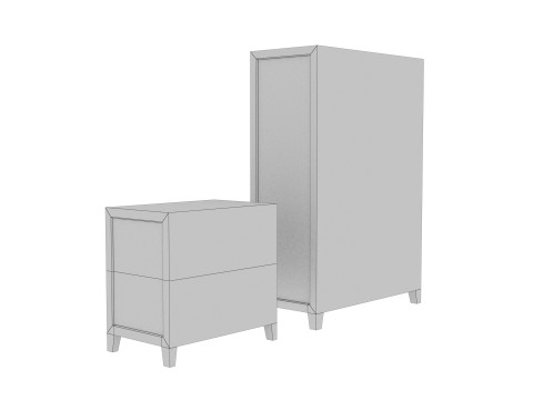 QUEEN DRAWER 3D 模型