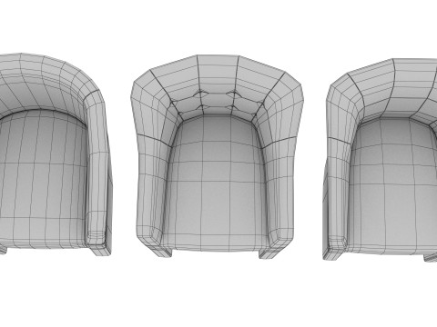 LEA CHAIR 3D मॉडल