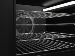 Low Poly Kitchen Stove 3D Model