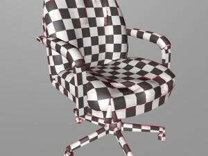 Old chair - PBR - Low Poly Modello 3D