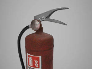 Fire extinguisher - PBR - Low Poly 3D Model