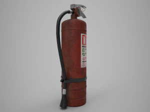 Fire extinguisher - PBR - Low Poly 3D Model
