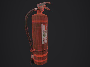 Fire extinguisher - PBR - Low Poly 3D 모델