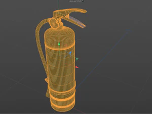 Fire extinguisher - PBR - Low Poly 3D Model