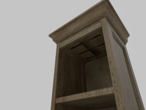 Old Wine Cabinet PBR 3D Model