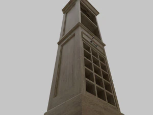 Old Wine Cabinet PBR 3D Model