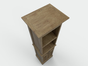Old Wine Cabinet PBR 3D-Modell