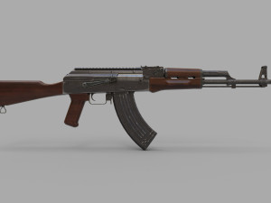 AKM tommy Low-poly 3D मॉडल