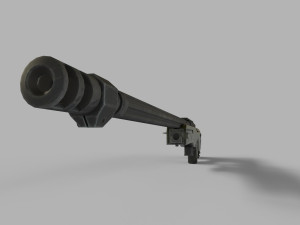 AWM Sniper Rifle Low-poly 3D Модель