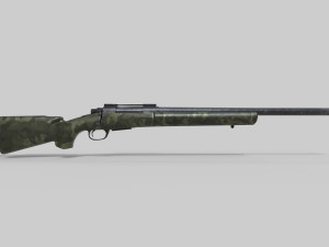 M24 Sniper Rifle Low-poly 3D Model