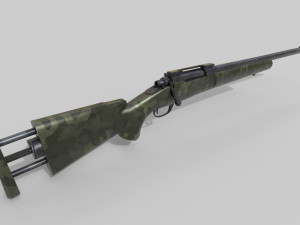M24 Sniper Rifle Low-poly Modèle 3D
