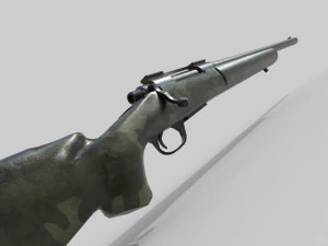 M24 Sniper Rifle Low-poly 3D Model