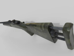 M24 Sniper Rifle Low-poly 3D Model