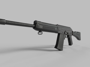Weapon Rifle S12K 3D Model