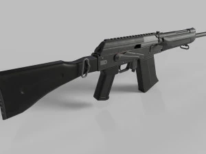 Weapon Rifle S12K 3D Model