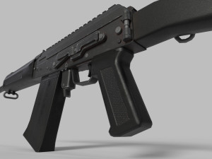 Weapon Rifle S12K 3D Model
