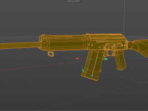 Weapon Rifle S12K 3D Model