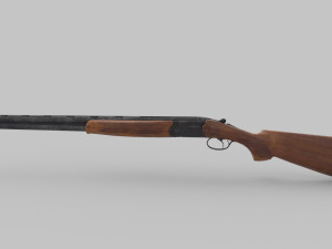 Karabiner Rifle RS686 Low-poly 3D मॉडल