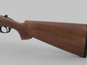 Karabiner Rifle RS686 Low-poly 3D मॉडल
