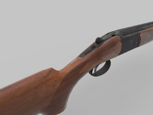 Karabiner Rifle RS686 Low-poly 3D मॉडल