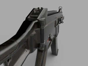 UMP9-GUN Low-poly 3D Model