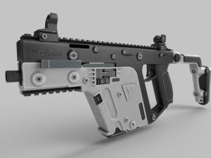 Vector-Gun Low-poly Modèle 3D