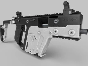 Vector-Gun Low-poly 3D Model
