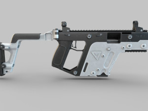 Vector-Gun Low-poly 3D मॉडल
