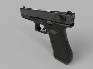 Glock 18C-Gun Low-poly  Modelo 3D