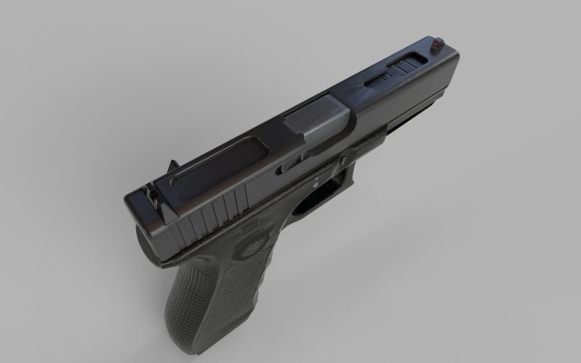 Descargar Glock 18C-Gun Low-poly  Modelo 3D