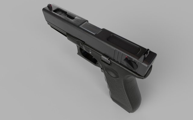 Descargar Glock 18C-Gun Low-poly  Modelo 3D