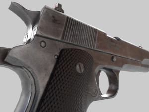 M1911 Pistol Low-Poly 3D Model