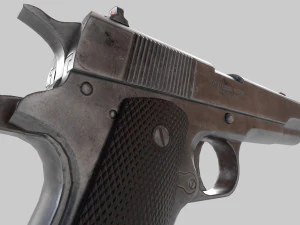 M1911 Pistol Low-Poly 3D Model