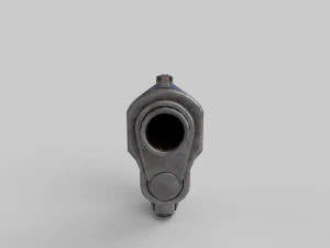 M1911 Pistol Low-Poly 3D Model