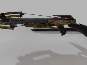 Crossbow Low-poly 3D Model
