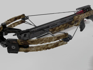 Crossbow Low-poly 3D Model