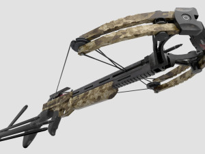 Crossbow Low-poly 3D Model