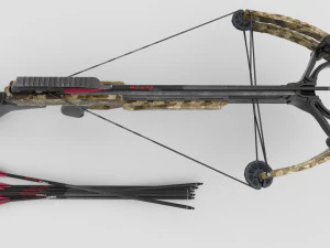 Crossbow Low-poly 3D Model