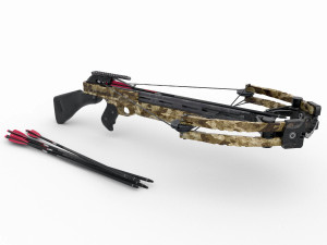 Crossbow Low-poly 3D Model