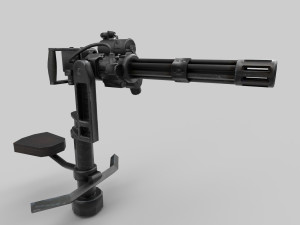 Mini turret Low-poly 3D मॉडल