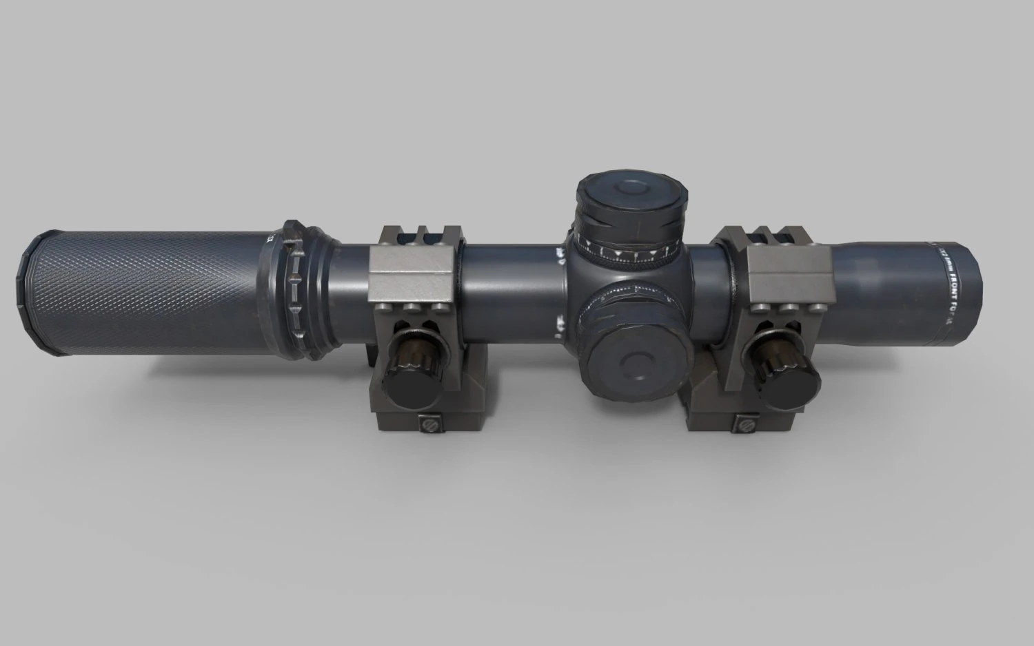 CQBSS sight Low-poly 3D Model .c4d .max .obj .3ds .fbx .stl .blend