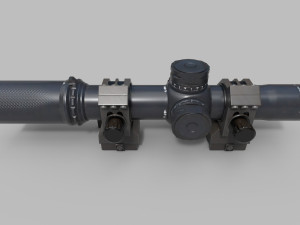 CQBSS sight Low-poly  Modelo 3D