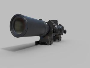 CQBSS sight Low-poly 3D Model