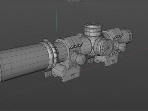 CQBSS sight Low-poly 3D Model