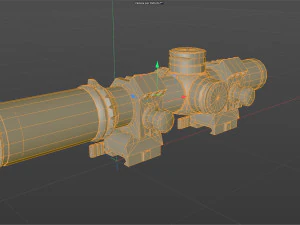 CQBSS sight Low-poly 3D Model