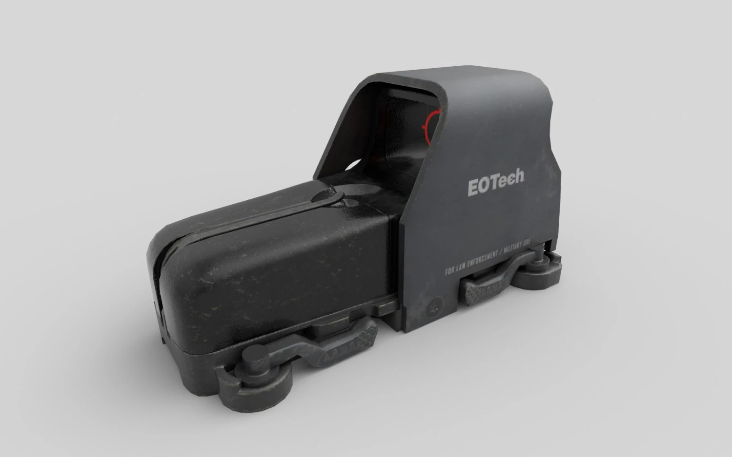 Mira de ponto Eotech Low-poly Modelo 3D .c4d .max .obj .3ds .fbx .stl .blend 