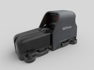 Eotech dot sight Low-poly Model 3D